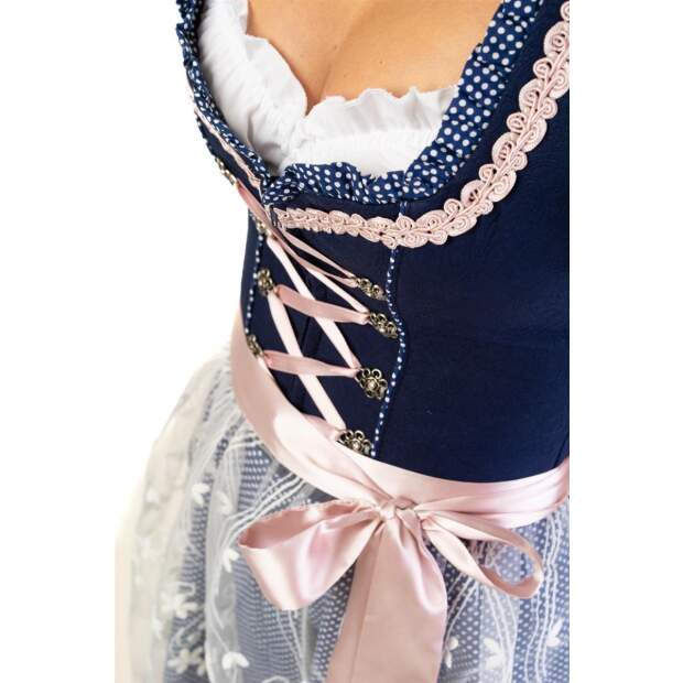 DIRNDL TRACHTENKLEID DAMEN STEFFI 3:tlg SET Bluse und Schürze 42