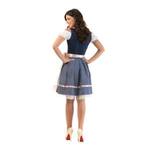 DIRNDL TRACHTENKLEID DAMEN STEFFI 3:tlg SET Bluse und Schürze 44