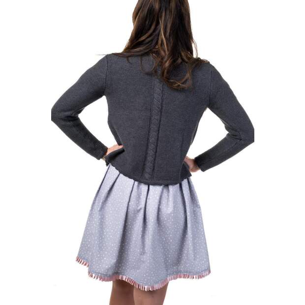 JACKE - TRACHTENJACKE DAMEN DUNKELGRAU TRACHTL 36