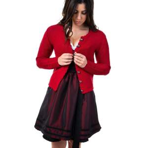 JACKE - TRACHTENJACKE DAMEN IN ROT (001) 34