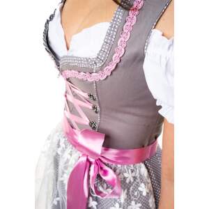 DIRNDL TRACHTENKLEID DAMEN SARAH  GRAU 3.TLG 42