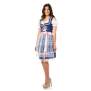 DIRNDL TRACHTENKLEID DAMEN SARAH  BLAU 3.TLG 34