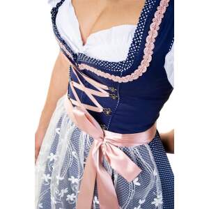 DIRNDL TRACHTENKLEID DAMEN SARAH  BLAU 3.TLG 44
