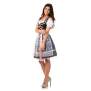 DIRNDL TRACHTENKLEID DAMEN SARAH  SCHWARZ 3.TLG 50