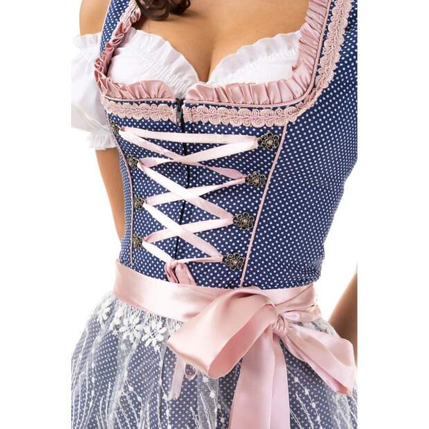 DIRNDL TRACHTENKLEID DAMEN NICOLE  3.TLG Blau 34