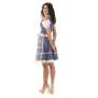 DIRNDL TRACHTENKLEID DAMEN NICOLE  3.TLG Blau 34