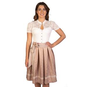 DAMEN FALTENROCK LENA Champagner 38