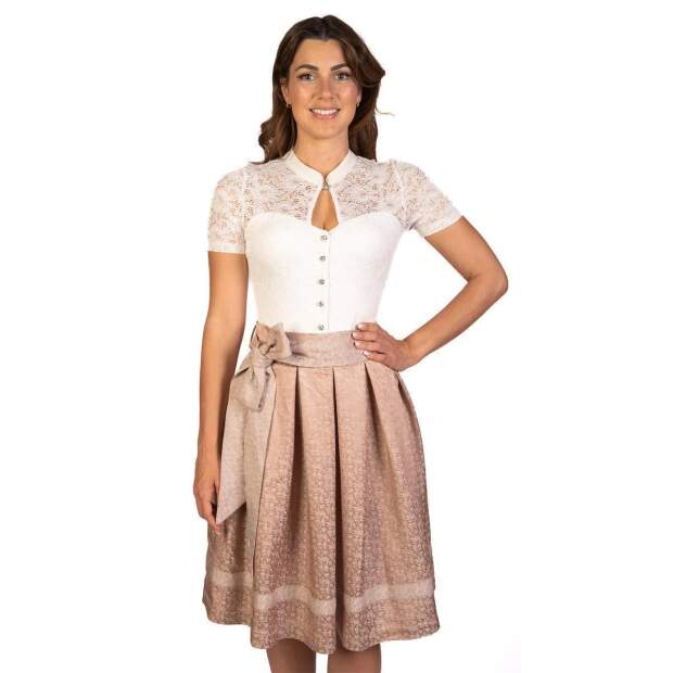 DAMEN FALTENROCK LENA Champagner 42