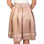 DAMEN FALTENROCK LENA Champagner 42