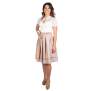 DAMEN FALTENROCK LENA Creme  44