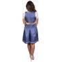 EMELY Dirndl Trachtenkleid Damen 2:TLG Blau/Natur 44