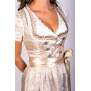 EMELY Dirndl Trachtenkleid Damen 2:TLG Natur/Weiß 46