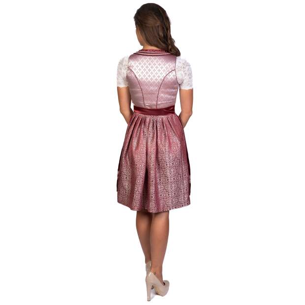Trachtl Midi Dirndl Kerstin Bordeaux 42