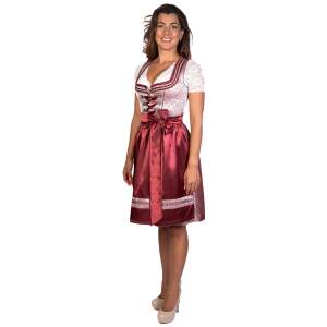 Trachtl Midi Dirndl Kerstin Bordeaux 42