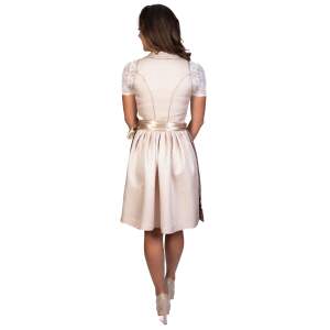 Vicky Dirndl Trachtenkleid Damen 2:TLG Cremeweiss/Gold 38