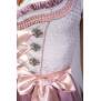 Vicky Dirndl Trachtenkleid Damen 2:TLG Grau/Rose 44