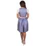 Trachtl - Midi Dirndl Alissa  2.Tlg Blau/Rosa 42
