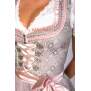 Trachtl - Midi Dirndl Alissa 2.Tlg Khaki/Rosa 36