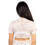 Trachtl-Vanessa Trachtenbluse Spitzenbluse 46