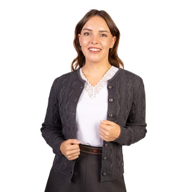 Trachtl Marie Jacke - Trachtenjacke Damen 44 Anthrazit