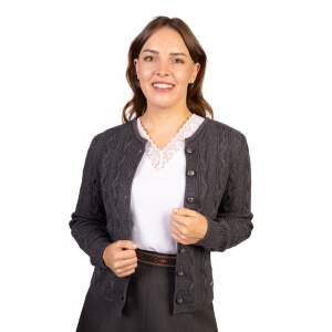 Trachtl Marie Jacke - Trachtenjacke Damen 44 Anthrazit