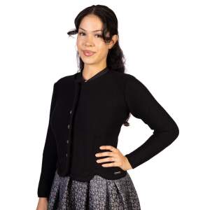 Trachtl Jacke -  Strickjacke 36 Schwarz