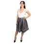Trachtl Giselle Faltenrock mit Gürtel 36 Schwarz/Grau
