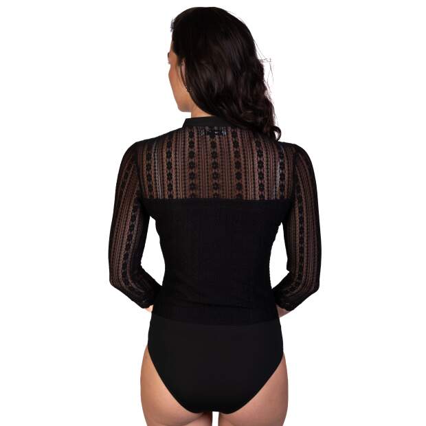 Trachtl - HELENE Damen Dirndlbody schwarz 34
