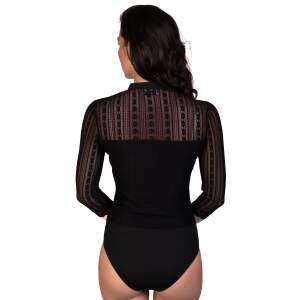 Trachtl - HELENE Damen Dirndlbody schwarz 36