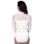 Trachtl - HELENE  Damen Dirndlbody weiss 38