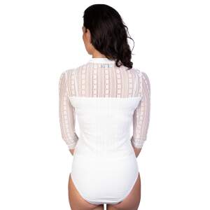 Trachtl - HELENE  Damen Dirndlbody weiss 42