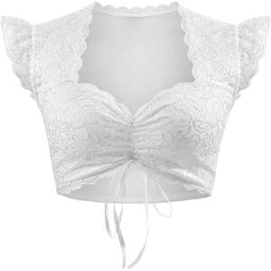 Trachtl Stella Dirndlbluse Spitzenbluse 42