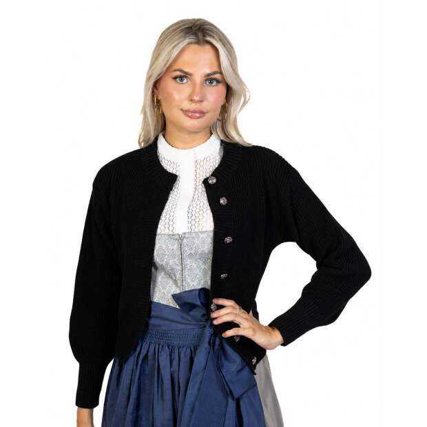 Venezia Trachtenjacke Schwarz Oversize