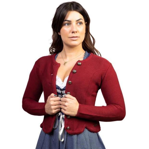 JACKE - TRACHTENJACKE ROT (ORIGINAL TRACHTL) Größe 38